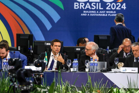Reunião de ministros das Finanças do G20 em São Paulo