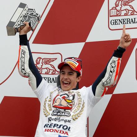 Marquez record iridato a 20 anni