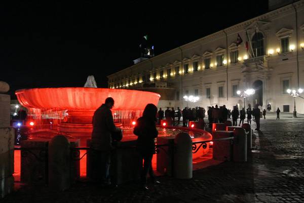 8 Marzo:Quirinale ricorda vittime; illumina di rosso fontana