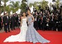 Eva Longoria e Aishwarya Rai sul red carpet per 'Robin Hood'