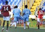 4 ottobre 2009: Roma-Napoli 2-1. Francesco Totti (d) segna il gol del 2-1 finale