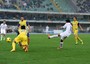 45': Chievo-Fiorentina 1-1, Cuadrado