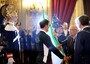 Gli azzurri al Quirinale