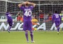 Fiorentina-Verona 4-2: 9’ st, Viola ancora avanti con Rossi su rigore concesso per un fallo di mano di Jankovic in un contrasto con Tomovic