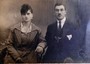 La foto del matrimonio di nonna Palmira e nonno Giuseppe nel  novembre del 1920 a Genova - Da Annamaria Prati