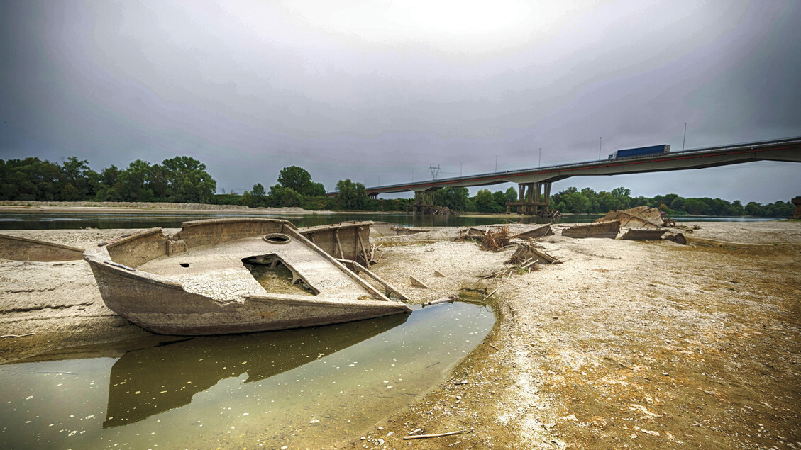 Seca histórica afetou duramente a Itália em 2022