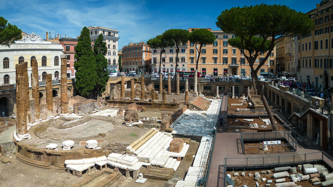 Roma reabre ao público área arqueológica no Largo Argentina