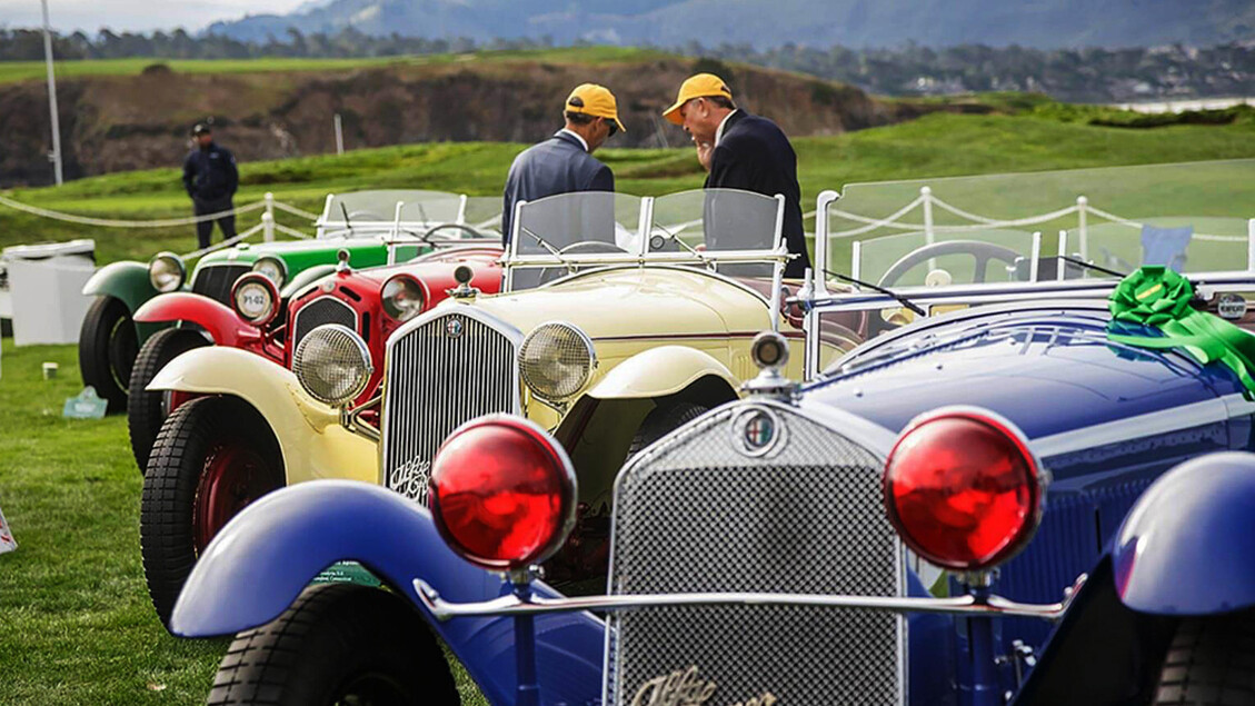 Tricolore in primo piano a Pebble Beach 2024