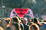 Manifestazione 'Non Una di Meno' contro la violenza sulle donne