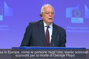 Floyd, Borrell: 'Siamo sconvolti, e' stato abuso di potere'