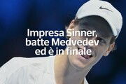 Impresa Sinner, batte Medvedev ed e' in finale