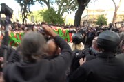 Manifestazione pro-Palestina a Roma, tafferugli con le forze dell'ordine