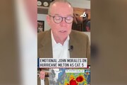 Uragano Milton verso la Florida, il meteorologo si commuove in diretta tv