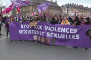 Lille, corteo contro la violenza sulle donne