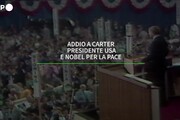 Addio a Carter, presidente Usa Nobel per la Pace