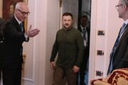 Meloni, l'incontro con Zelensky a Cernobbio