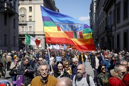 Manifestação do Dia da Libertação em Milão