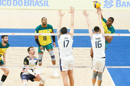 Brasil e Itália se enfrentaram no Rio de Janeiro