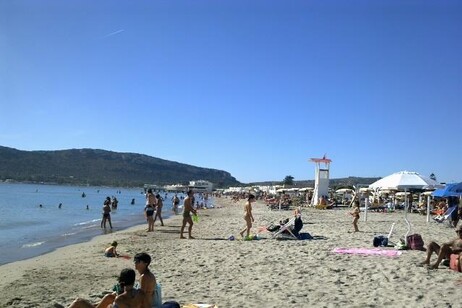 LA bella playa de Poetto en Cagliari