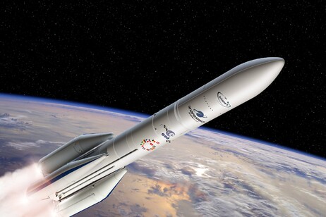Rappresentazione artistica del nuovo lanciatore europeo Ariane 6 (fonte: ESA - D. Ducros)