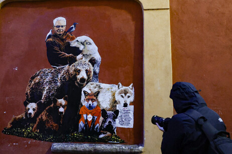 Un murales con Mattarella per lotta a 'caccia selvaggia'