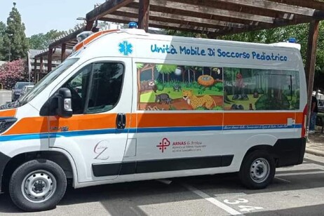 Al Brotzu un'ambulanza pediatrica per i piccoli pazienti