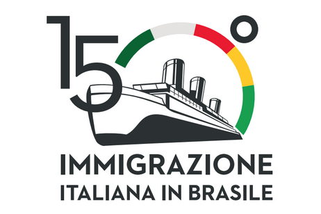 Logotipo celebra os 150 anos da imigração italiana no Brasil