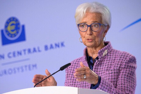 A presidente do BCE, Christine Lagarde