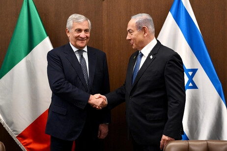 Tajani em encontro com Netanyahu em 21 de outubro