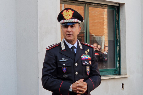 Generale dei carabinieri Salvatore Luongo al nucleo radiomobile di Roma