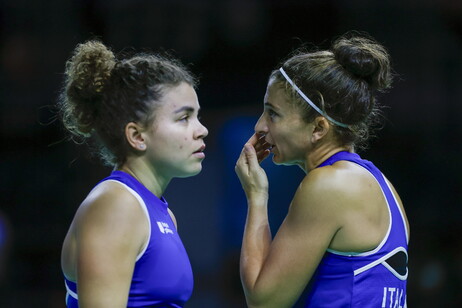 Jasmine Paolini y Sara Errani