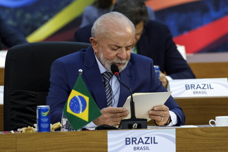 Luiz Inácio Lula da Silva en la cumbre de Río de Janeiro.