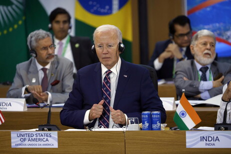 Biden está presente na cúpula do G20 no Rio de Janeiro