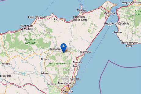 Terremoto de magnitude 3.1 atingiu província de Catânia, na Sicília