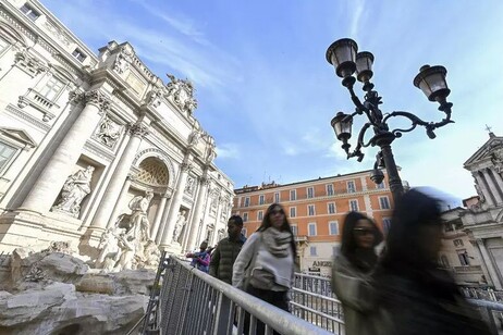 La Fontana de Trevi.