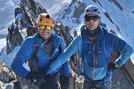 Gli alpinisti dispersi: Luca Perazzini, 42 anni, e Cristian Gualdi, di 48 anni