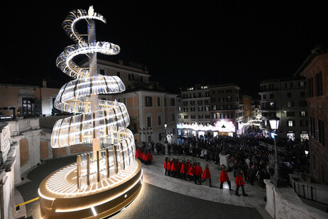 Las luces de Navidad en Roma con aporte de Bulgari