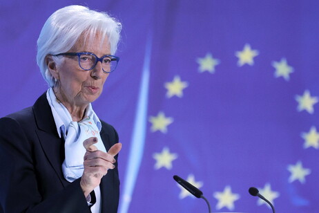 A presidente do BCE, Christine Lagarde