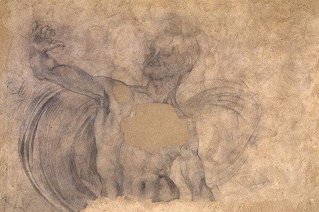 Desenho de Michelangelo em Settignano (Foto: MET)