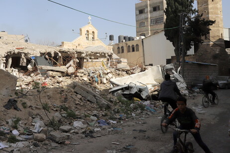 Destruição na Cidade de Gaza