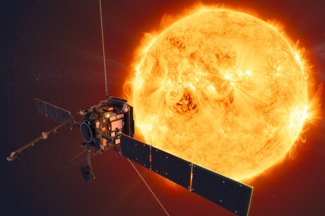 La sonda Solar Orbiter dell’Esa è stata lanciata nel 2020 (fonte: European Space Agency (ESA)