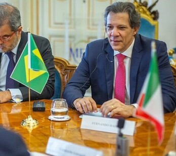 Ministro da Economia da Itália se reúne com Fernando Haddad