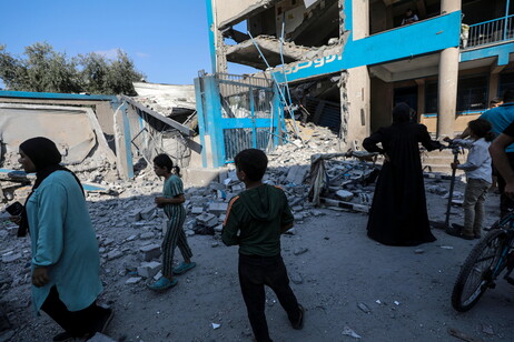 Escola em Gaza foi destruída por ataque a Israel