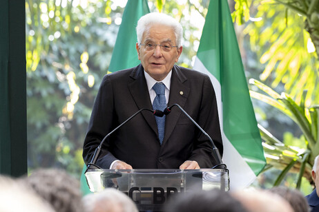 Mattarella fez discurso no Cebri, no Rio de Janeiro