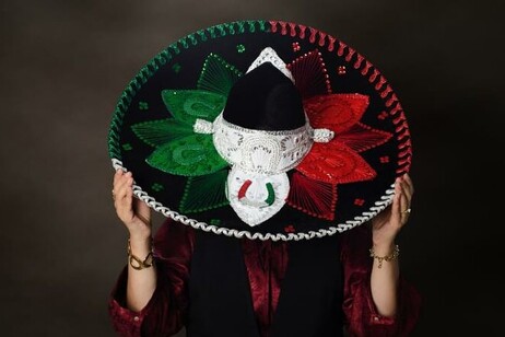 Sombrero típico mexicano.