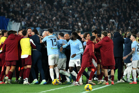 Soccer: Serie A; AS Roma vs SS Lazio