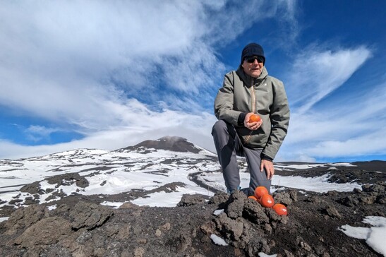 Gerardo Diana, presidente del Consorzio Arancia Rossa di Sicilia Igp, sull'Etna