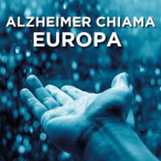La locandina della campagna Alzheimer chiama Europa