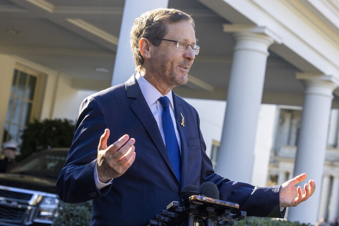 Il presidente israeliano Isaac Herzog