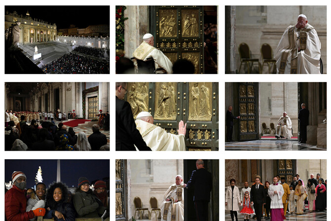 Papa Francesco apre la Porta Santa, al via il Giubileo